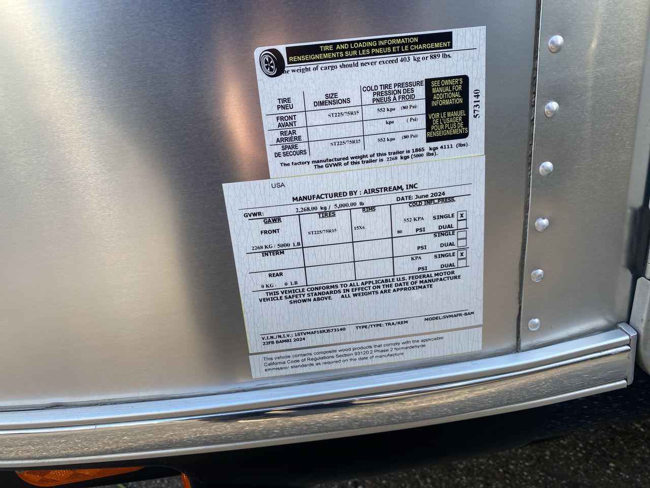 2024 Airstream 22FB Base