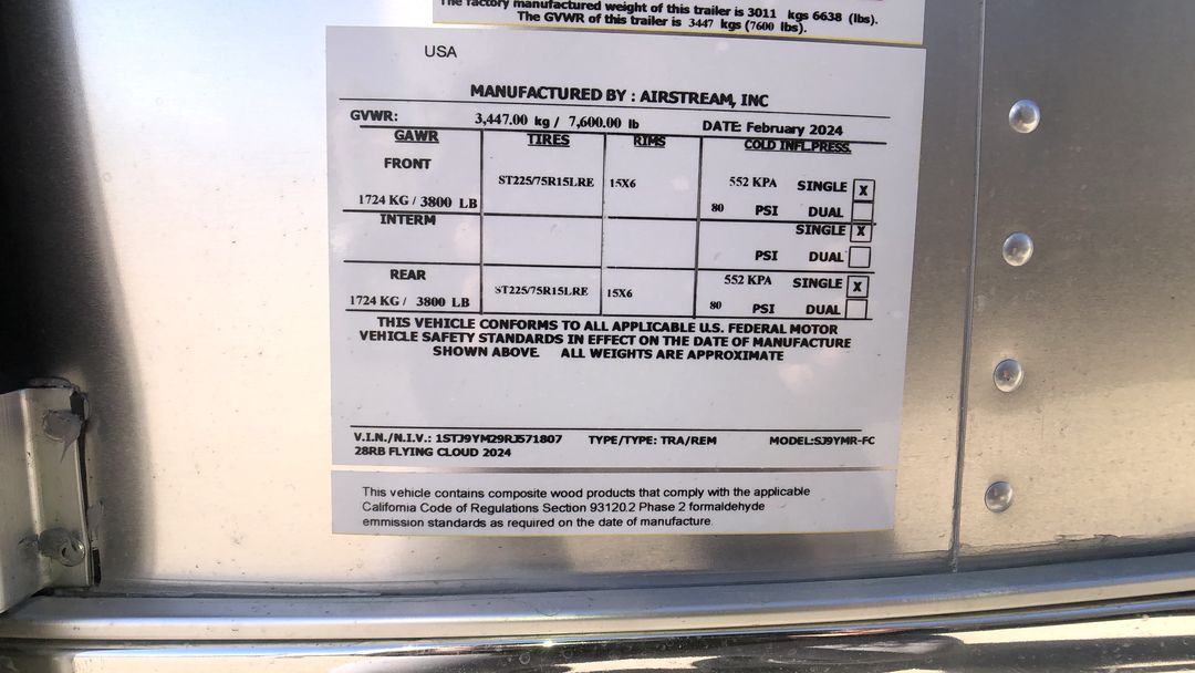 2026 Airstream 28RBT Base