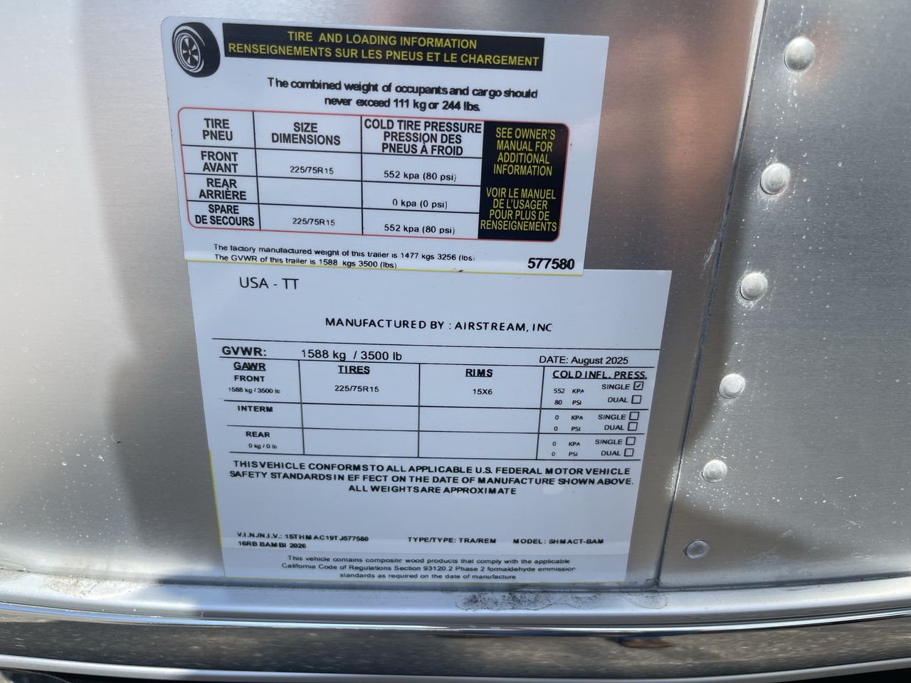 2026 Airstream 16RB Base