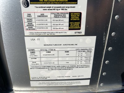 2026 Airstream 25FBQ Base