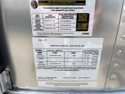 2026 Airstream 23FBT Base